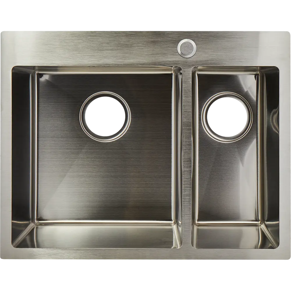 Врезная кухонная мойка DELINIA М12S 60×48 см с увеличенной гарантией 89337714 M12S STLM-1337328 - Вид №1