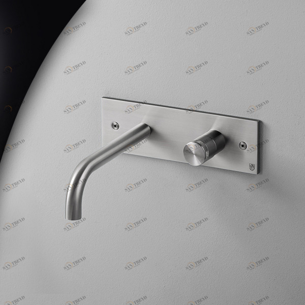 Смеситель для раковины HIRO HIR21S серебристый матовый Radomonte