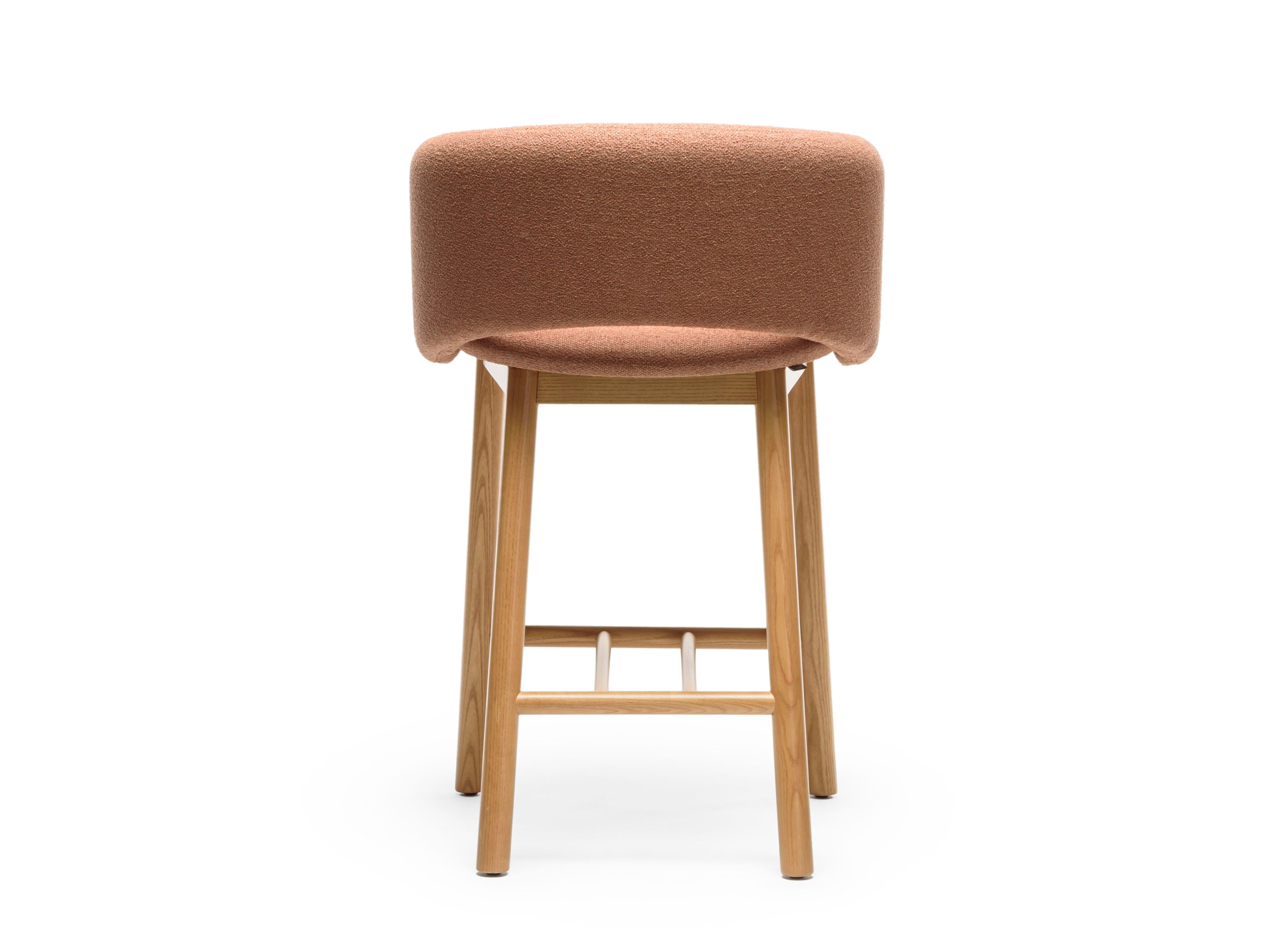 Тканевый стул с подлокотниками и спинкой CHAIRS & MORE Bel ARCH-00074984 - Вид №7