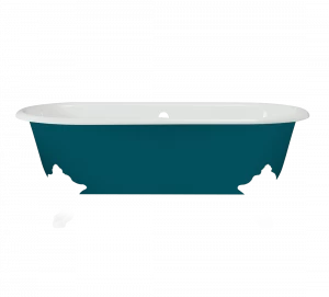 Gentry Home Bexley Cast iron bathtubs with feet Ral 5009 GH103092