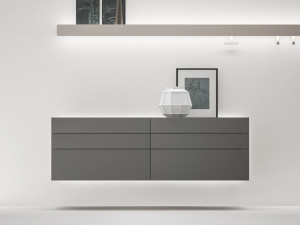 Деревянный подвесной секционный комод