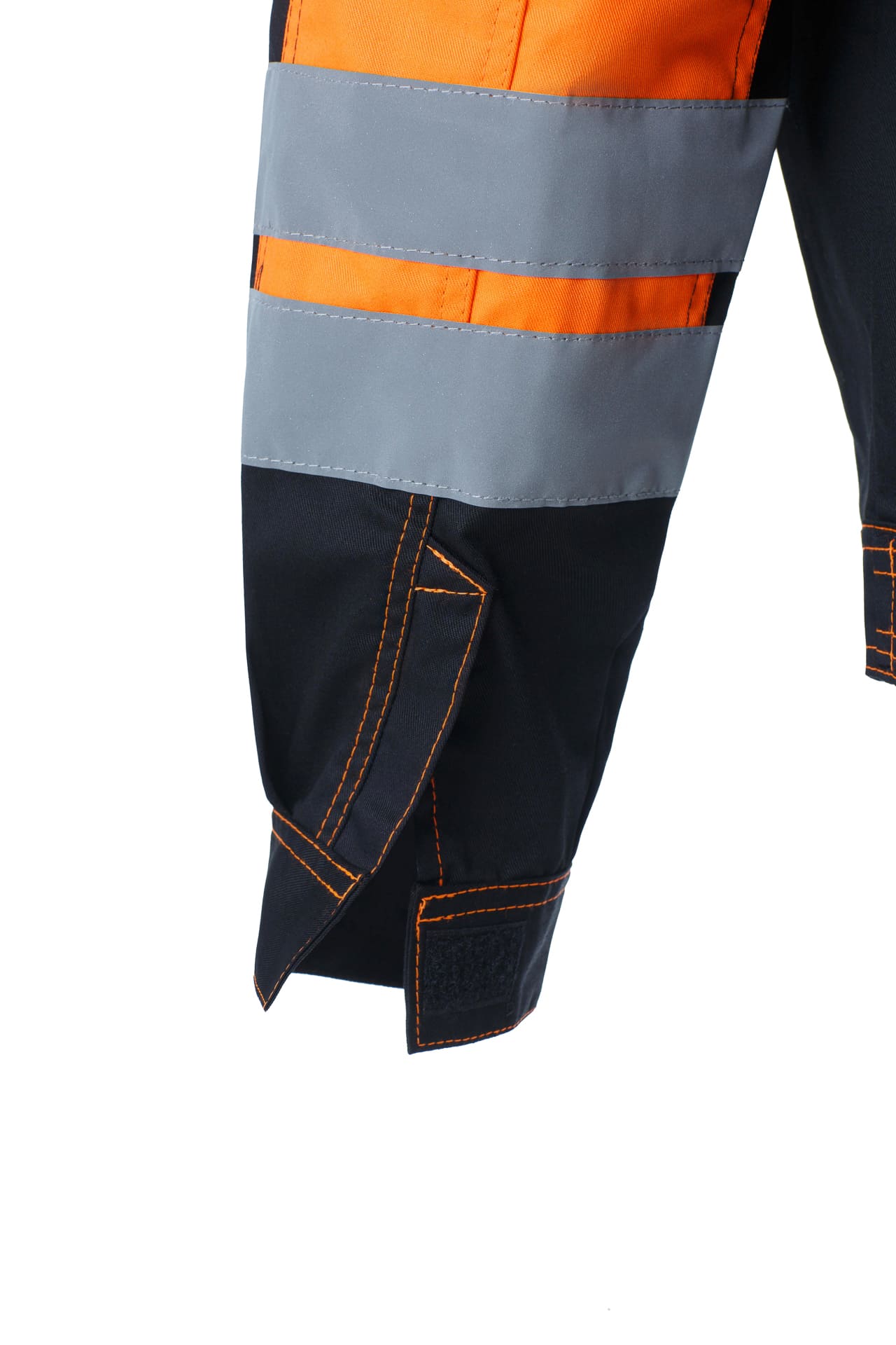 61848 Костюм "Профессионал-2" с СВП черно-оранжевый  Летняя спецодежда  размер 60-62/182-188  - Вид №9