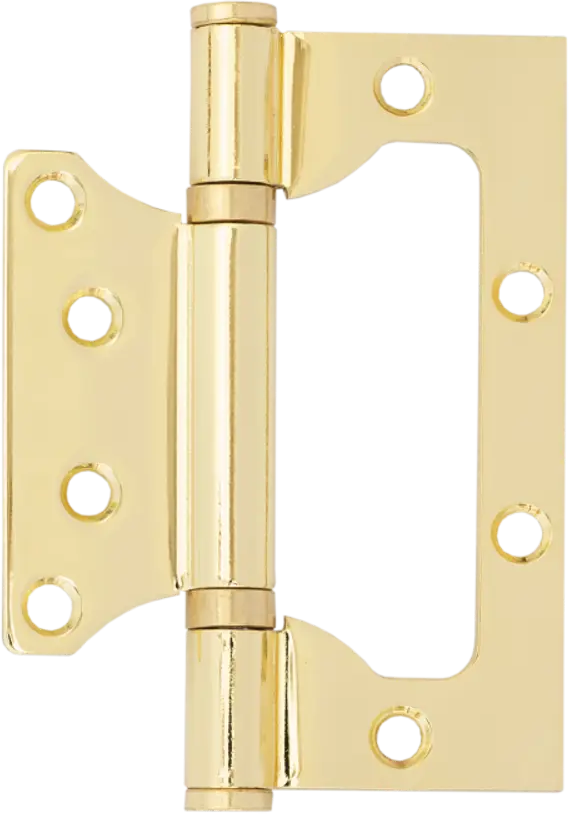 91492872 Петли дверные накладные Vettore FLUSH 100×63×2.0 мм GP Золото STLM-0904281