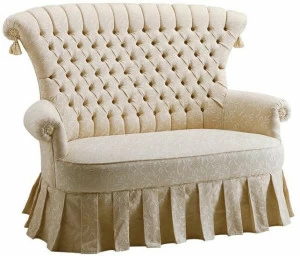 VOLPI 2-х местный тафтинговый диван с высокой спинкой Emporio volpi 2182