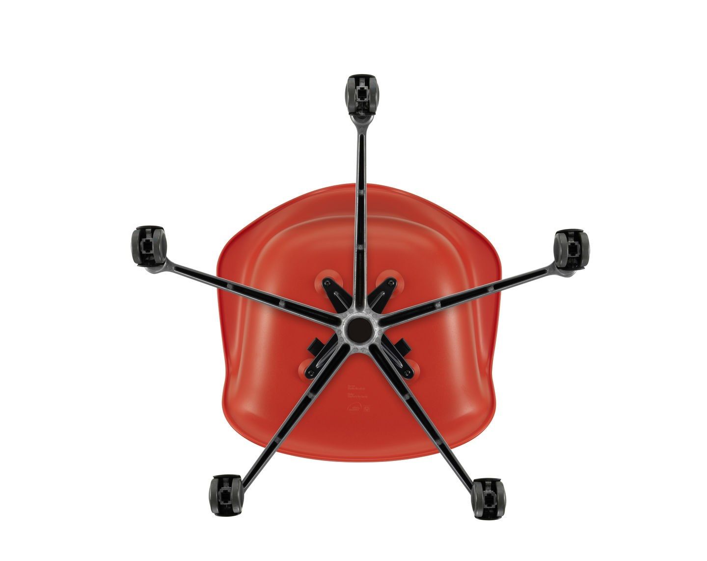 Вращающееся офисное кресло из полипропилена с подлокотниками VITRA Eames Plastic Chair ARCH-00021041 - Вид №2