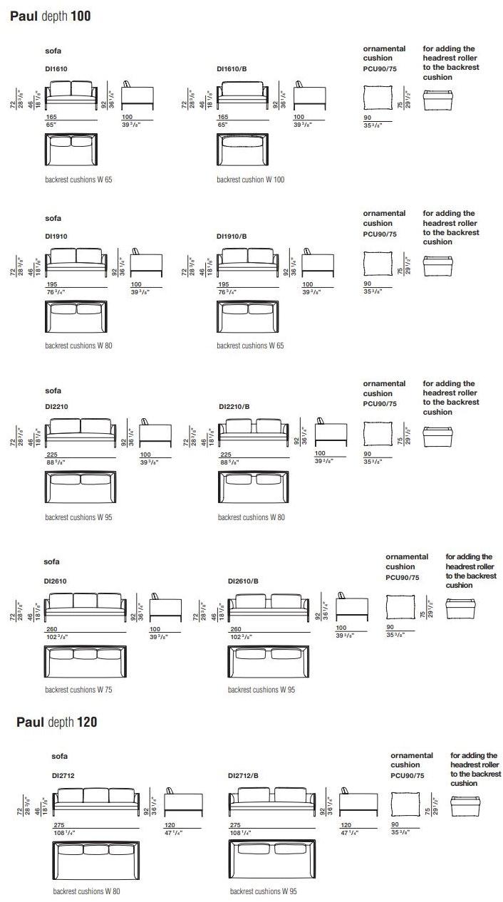 Molteni & C. 3-х местный кожаный диван sun-id-1375321 - Вид №4