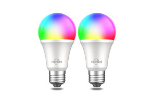 17574486 Комплект умных ламп Smart bulb 2 штуки, цвет мульти WB4-2 pcs/pack Nitebird