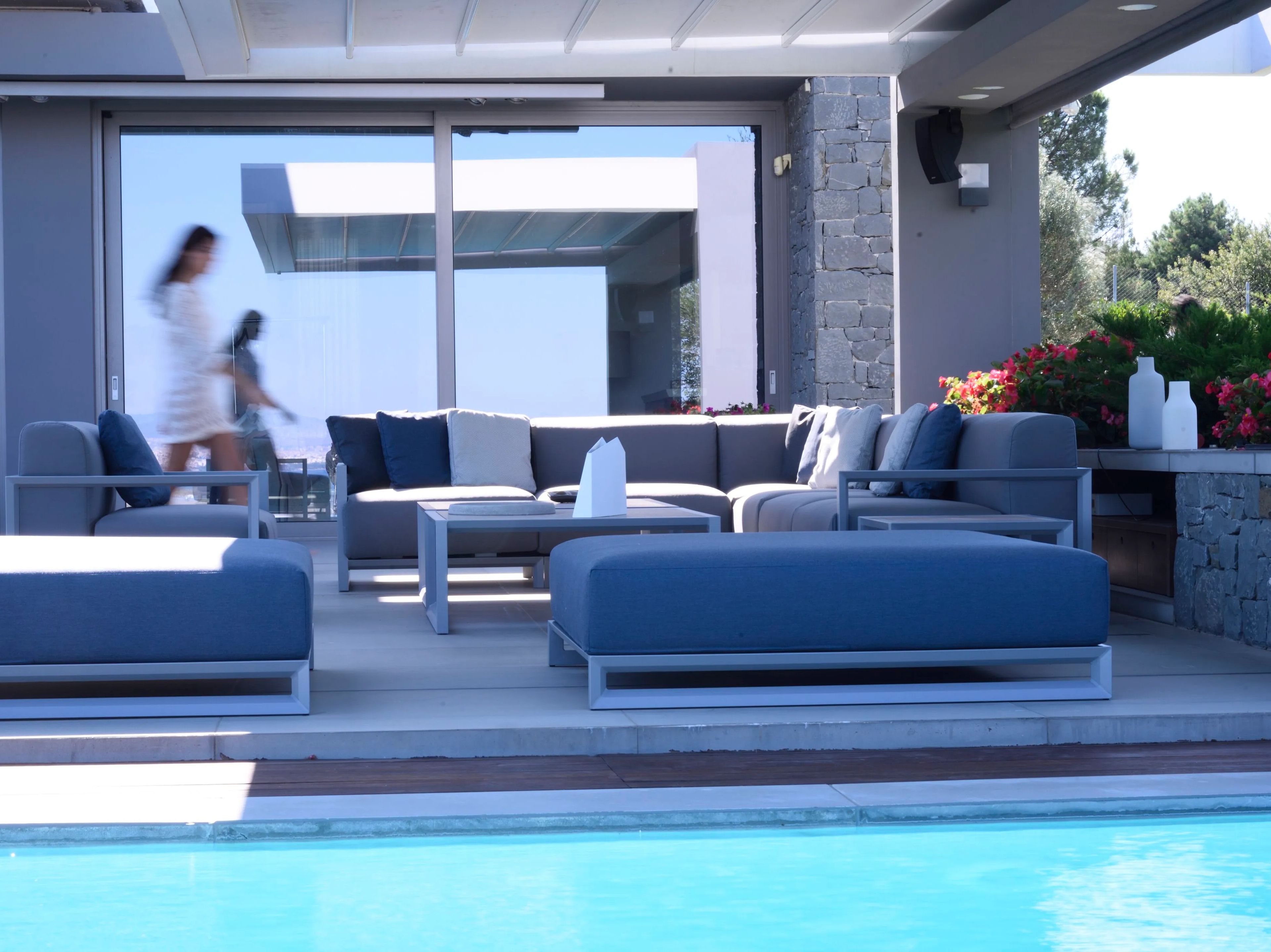 Квадратный садовый пуфик 10Deka Nubes ARCH-00120427