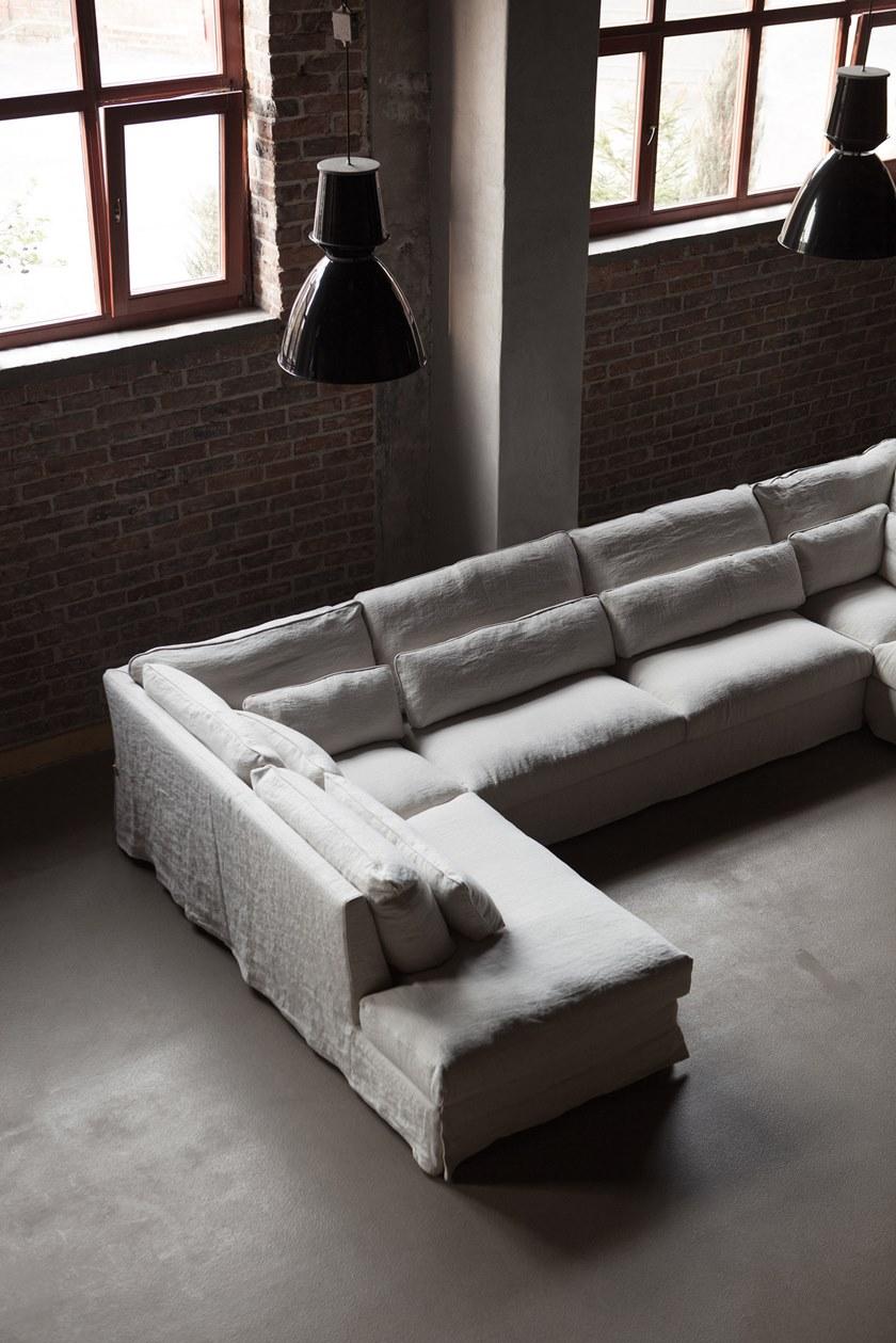 Sits 5-местный модульный угловой диван в ткани Sara sun-id-1464751 - Вид №4