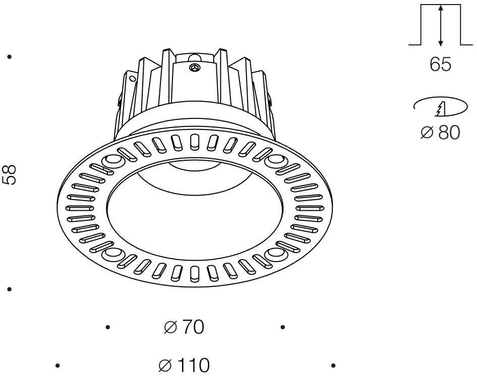 Centrsvet Встраиваемый светодиодный точечный светильник Foton sun-id-1422187 - Вид №18