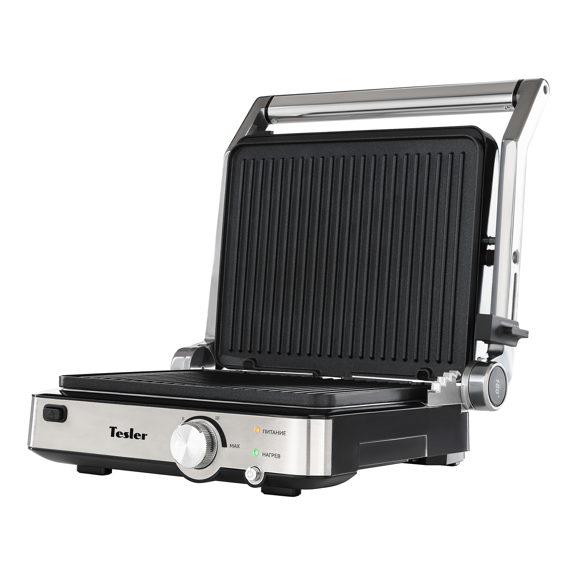 5352790 Гриль TESLER EG-205 серебристый STDN-0038963 - Вид №1