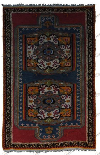 AFOLKI Прямоугольный шерстяной коврик с рисунком Tazenacht Taa500be