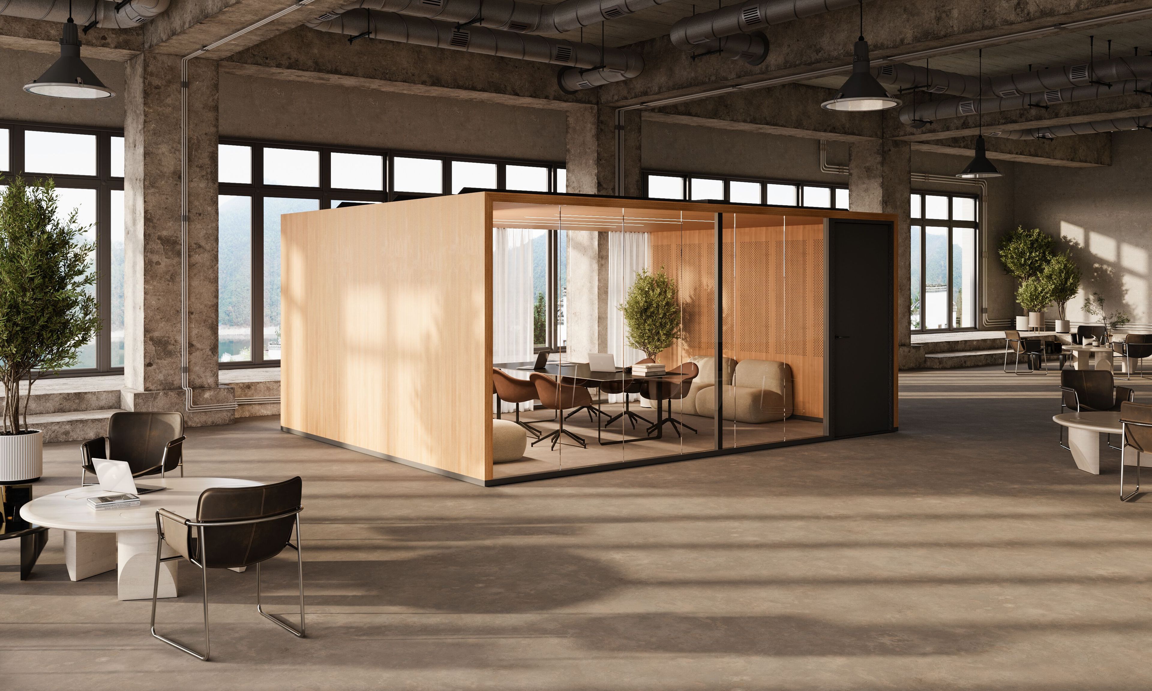 Мультимедийная многосторонняя акустическая офисная кабина Taiga Concept Lohko Flex ARCH-00033059 - Вид №6