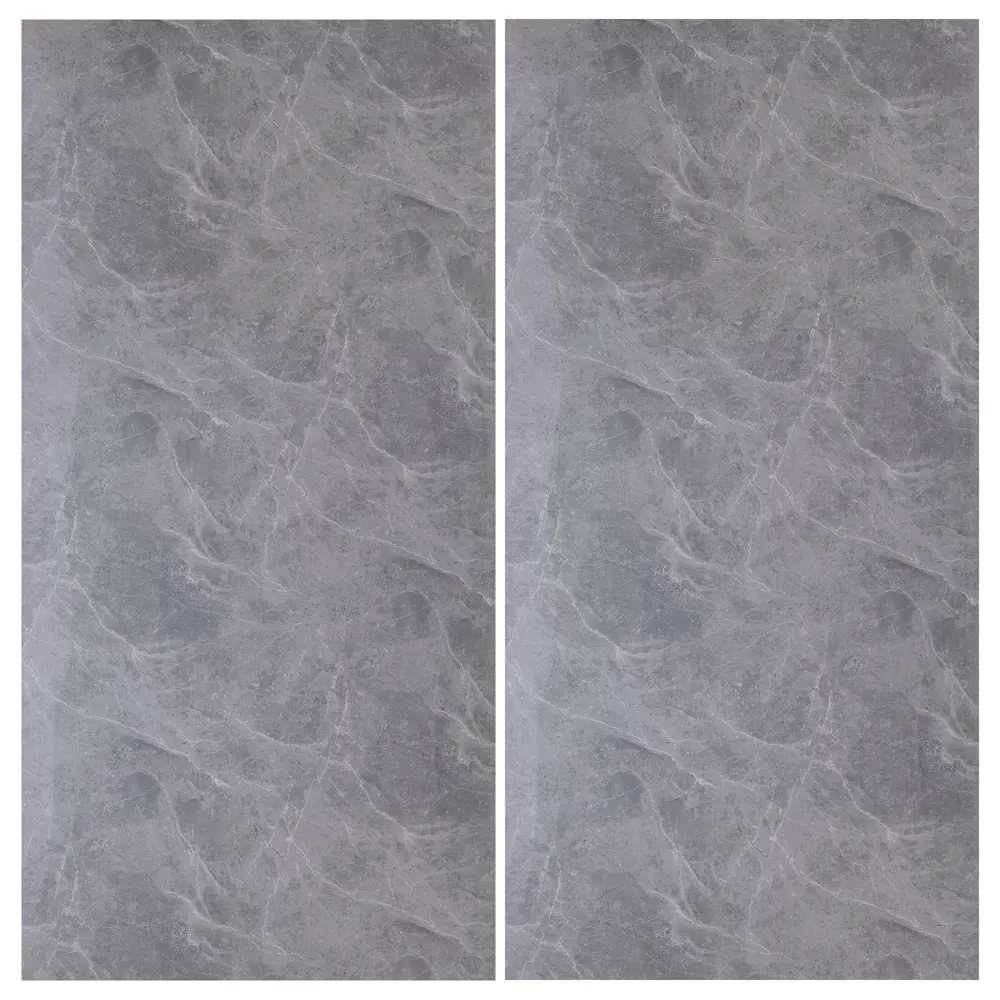 DEKOR PANEL Стеновая панель ПВХ Серый мрамор 2440×1220 мм 88537720 STLM-1015091 - Вид №3