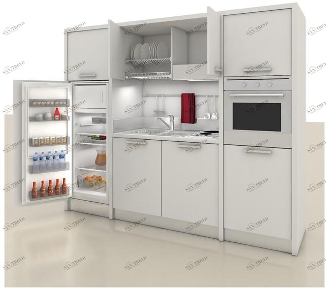 Mobilspazio Мини-кухня из дерева Zeus K134