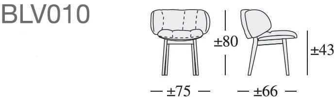edra Мягкое бархатное кресло  Blv010  - Вид №8