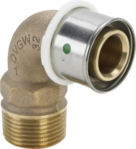 Viega Угольник переходной 90° 2714 (589424)