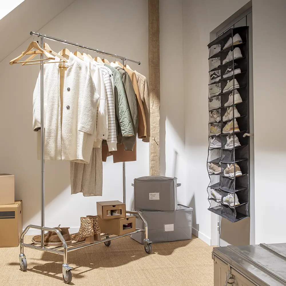 Короб с вакуумным пакетом Spaceo 42x36x33 см цвет светло-серый STLM-2004286 - Вид №4