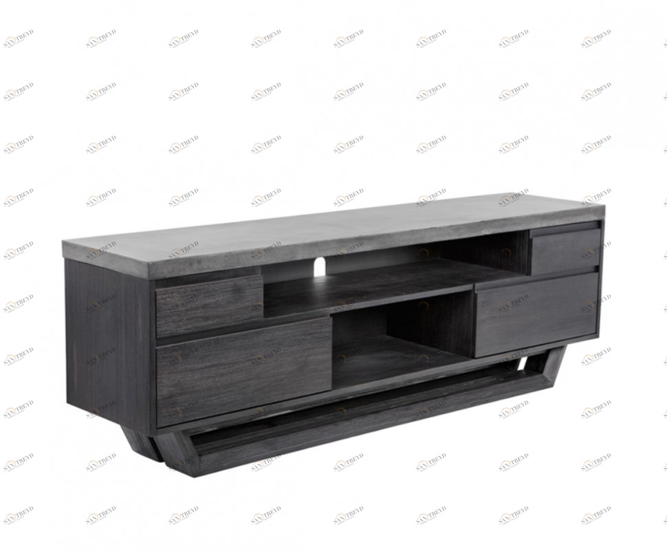 Тумба под телевизор длинная с дверцами Techno Too ICON DESIGNE  178150 Коричневый 