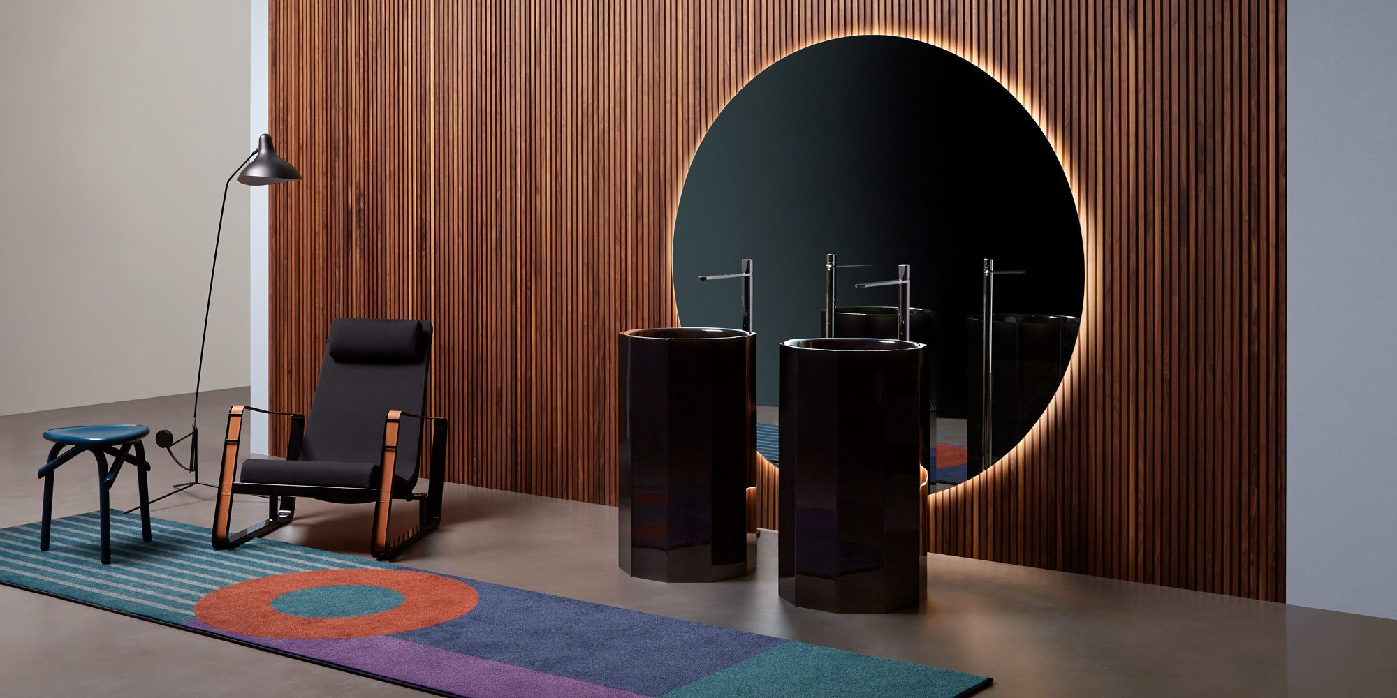 Vitreo Напольная раковина стоящая прямоугольная Antoniolupi  - Вид №3