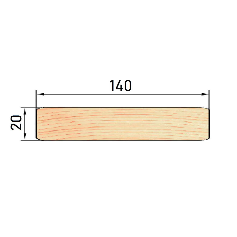 Планкен строганый 20x140x3000 мм лиственница сорт Прима 5 шт. 82273430 STLM-2015534 Santreyd  - Вид №5