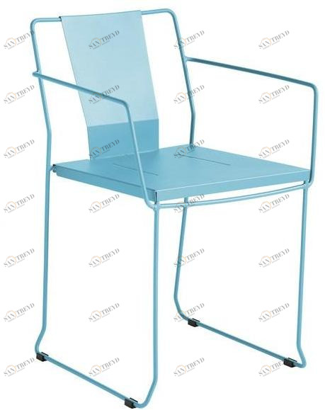 iSimar Садовый стул из стали с подлокотниками Chicago 8051