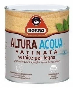 Boero Bartolomeo Лак на водной основе для дерева с атласной отделкой Smalti 700.118