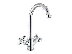 Смеситель для кухни из хромированной латуни