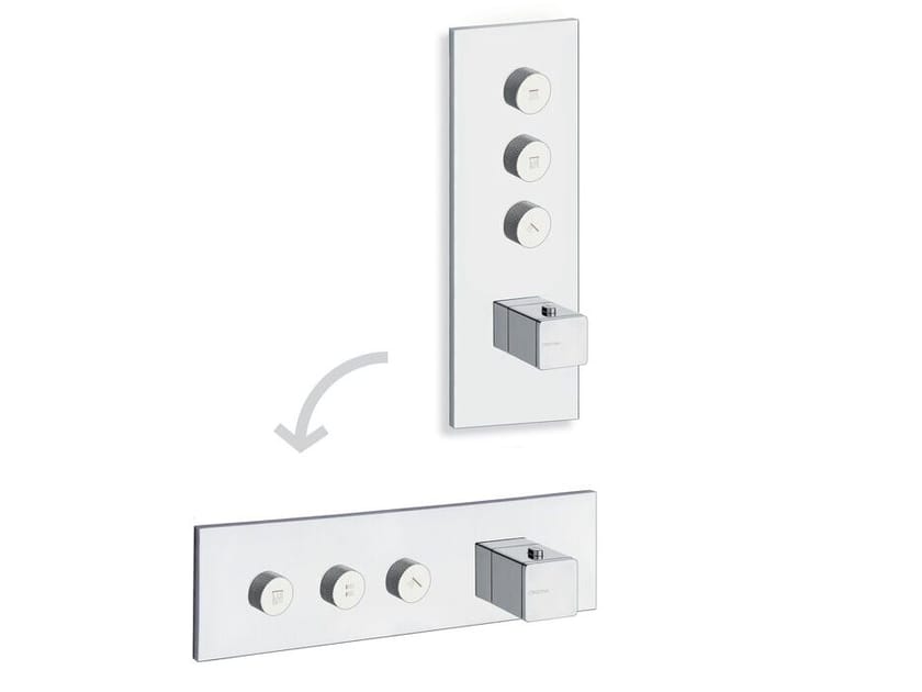 Термостатический смеситель для душа / ванны с 4 отверстиями и пластиной CRISTINA Rubinetterie Термостатические смесители-Shower &amp ARCH-00032050