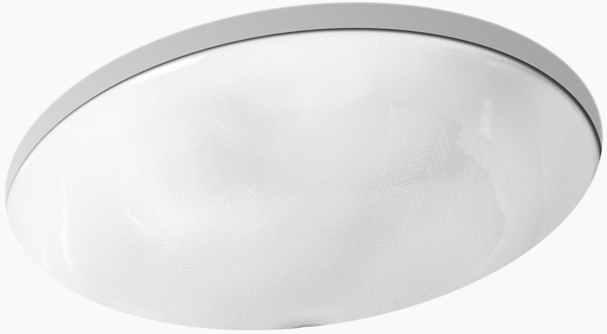 K-14218-HD1-0 Накладная раковина под столешницу  прямоугольная Kohler 