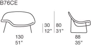 Садовое кресло из полиэфирного волокна Paola Lenti Shito ARCH-00012636