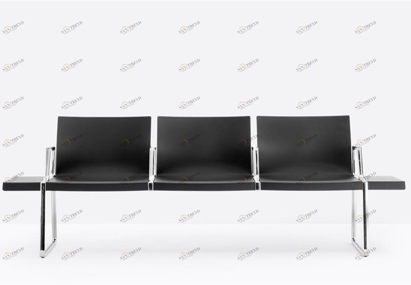 Pedrali Скамейка с подлокотниками Plural P02013/14/16/2019