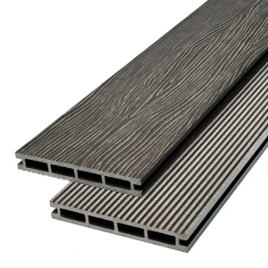 91944540 Террасная доска ДПК Faynag 3D Stelo цвет венге 1500x140x20мм двусторонний вельвет/структура дерева 0.42м² 2шт STLM-1541204