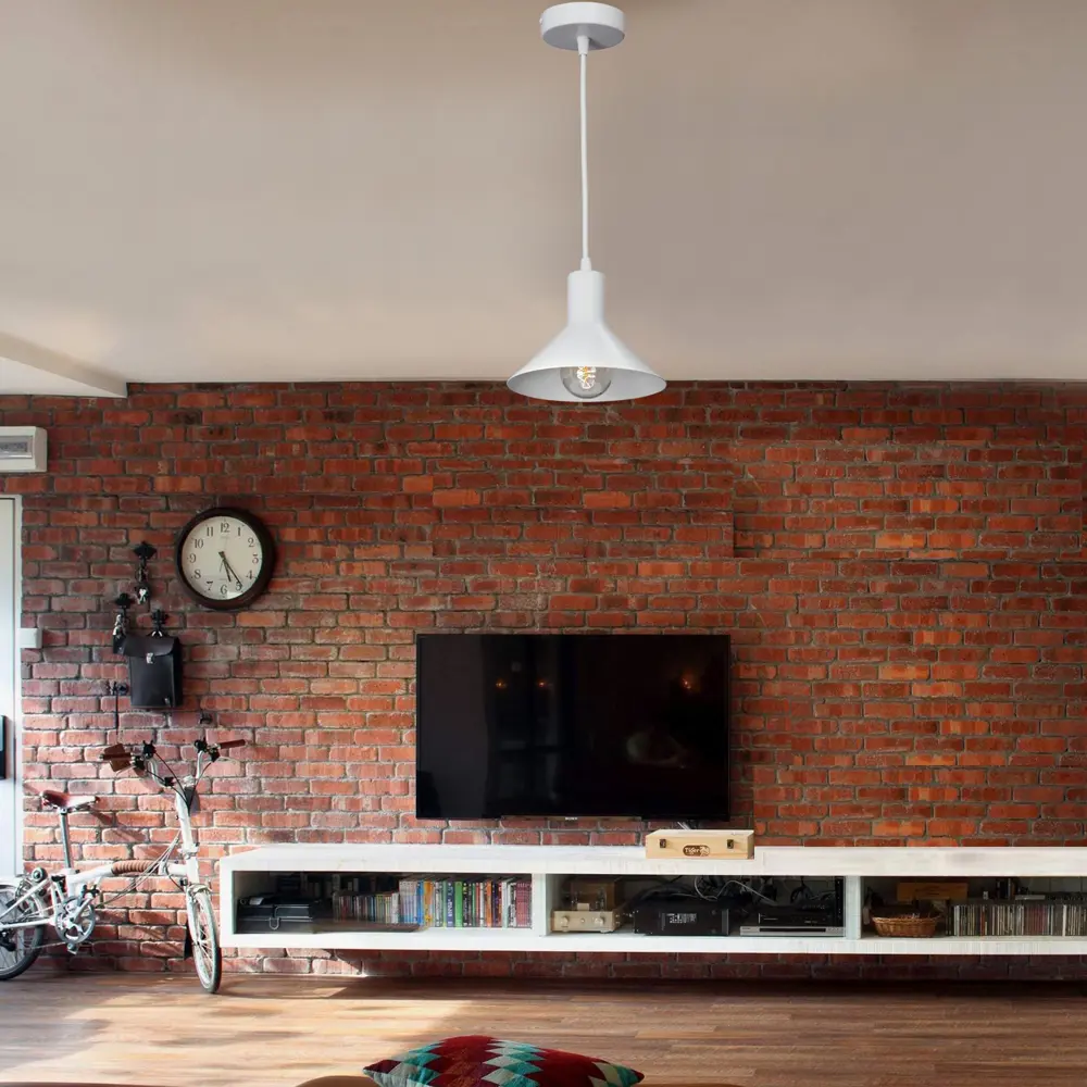 Подвесной светильник Vitaluce Клод вайт 1 лампа 3м² Е27 цвет белый матовый STLM-2125873 - Вид №10