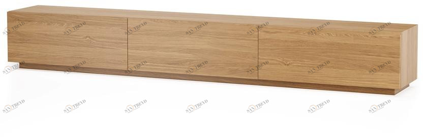 DWFI Тумба под ТВ из фанерованной древесины с ящиками  00002194 