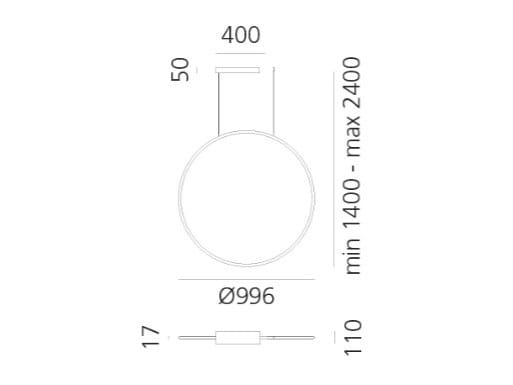 Алюминиевый светодиодный подвесной светильник Artemide Discovery ARCH-00111424 - Вид №15