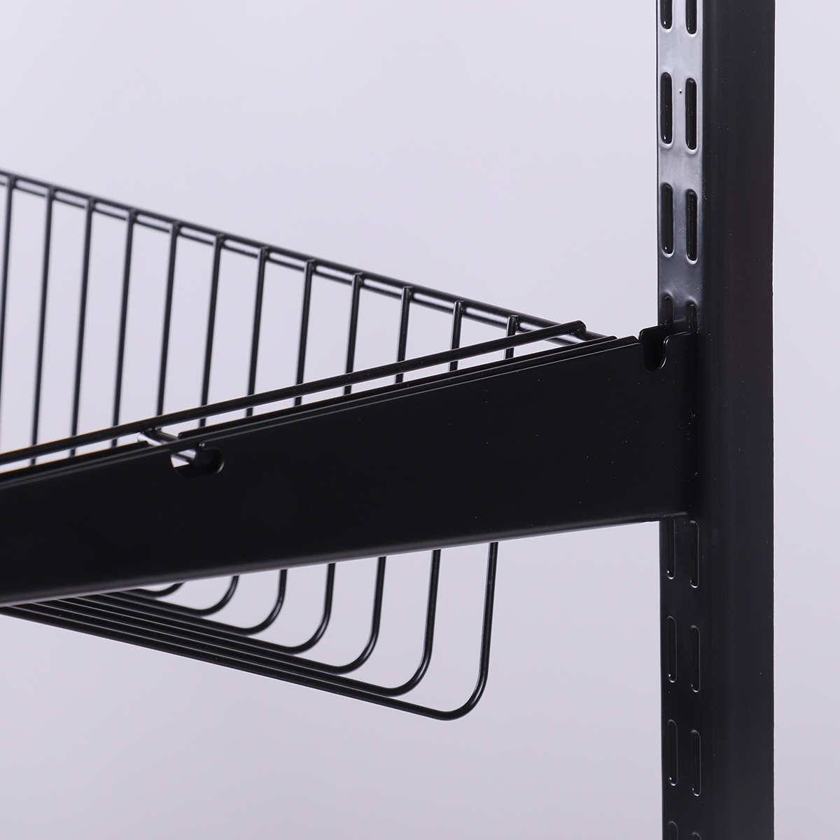 Сеточная полка для обуви , 603x306x80 мм, черный LJPS0401 Public Steel Россия  - Вид №3