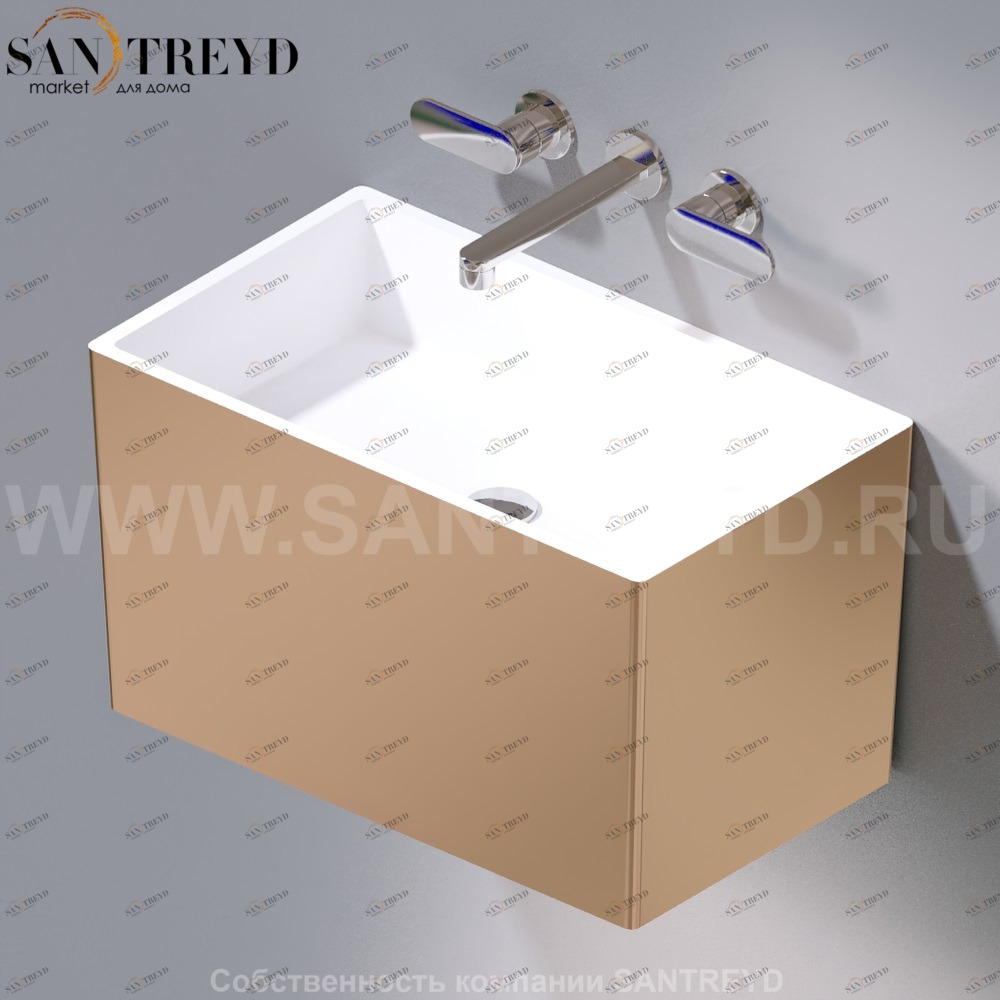 L111.255 Подвесная раковина настенная овальная A. e T. Italia TOWER белая AeT ITALIA