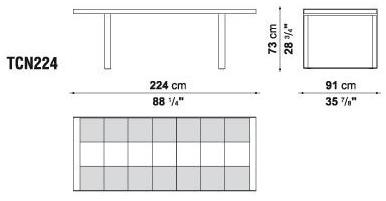 B&B Italia Outdoor Садовый стол со столешницей из керамогранита Canasta sun-id-1459490 - Вид №7