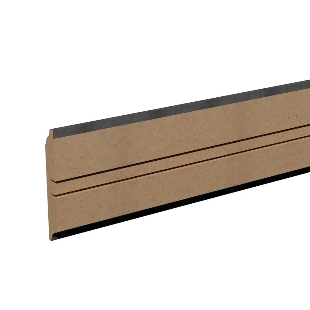 Плинтус напольный КП-204-80 МДФ 16 мм 2.05 м цвет лофт тёмный КРОНОПРОФИЛЬ STLM-2016956 - Вид №1