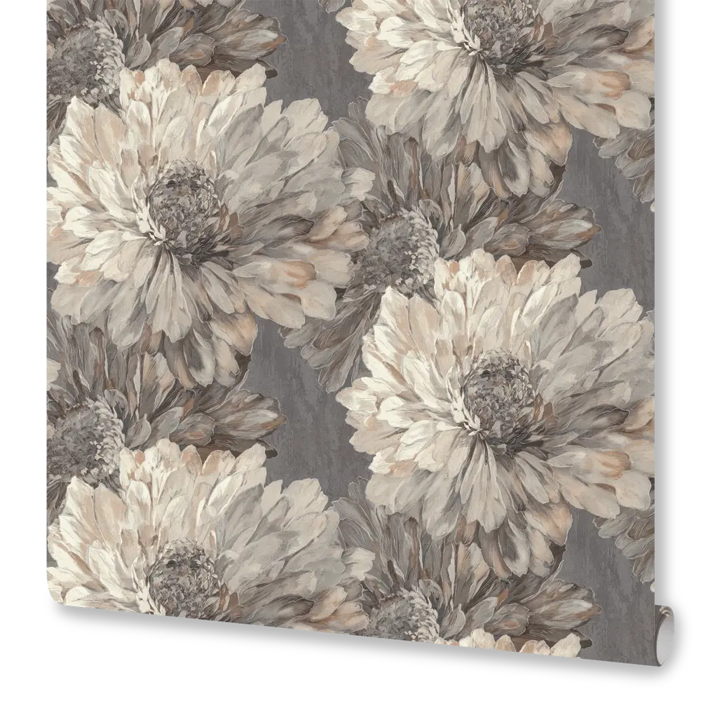 EURO DECOR Stella: Флизелиновые обои серые однотонные для гостиной и спальни 89369325 STLM-0817050