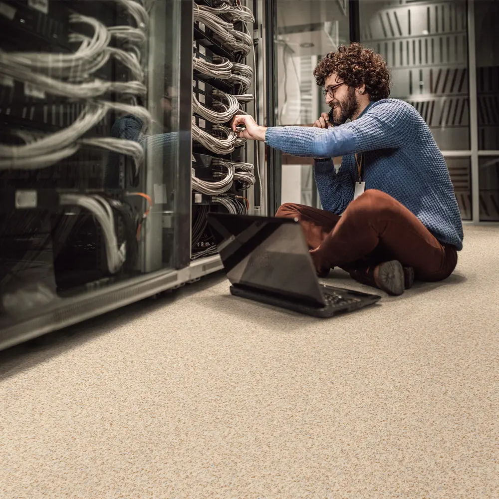 Tarkett ACCZENT MINERAL AS - антистатический линолеум для технических помещений 82331204 STLM-0024705 - Вид №4