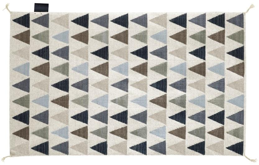 ASPLUND Прямоугольный шерстяной коврик ручной работы с геометрическими мотивами Mini flag sun-id-1420232 - Вид №1