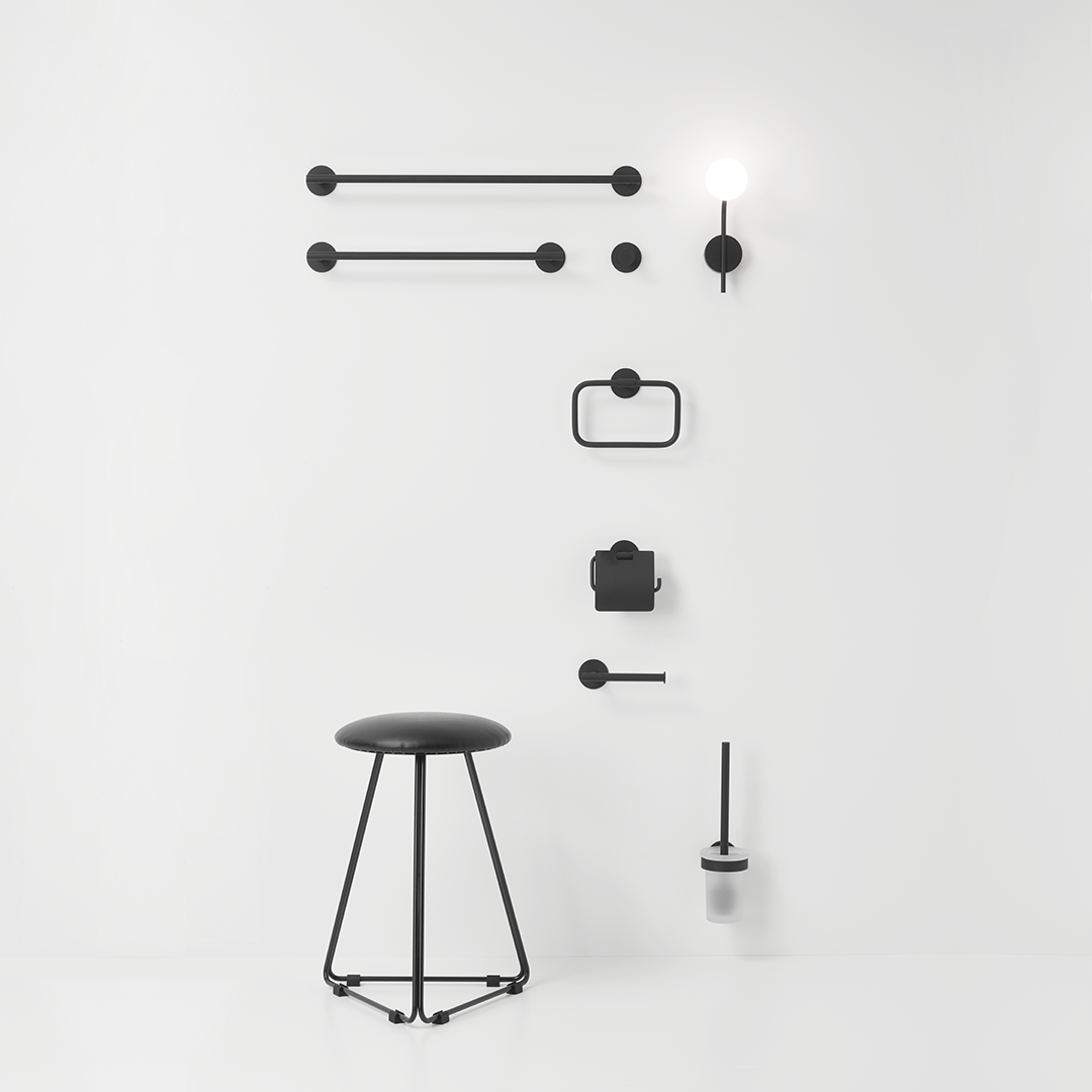 0530060 Держатель туалетной бумаги BA TPH1 DECOR WALTHER BASIC  - Вид №1