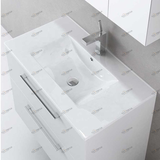 Avila Dos Раковина керамическая белая PLUS 80 BASINS AND WORKTOPS 0120358