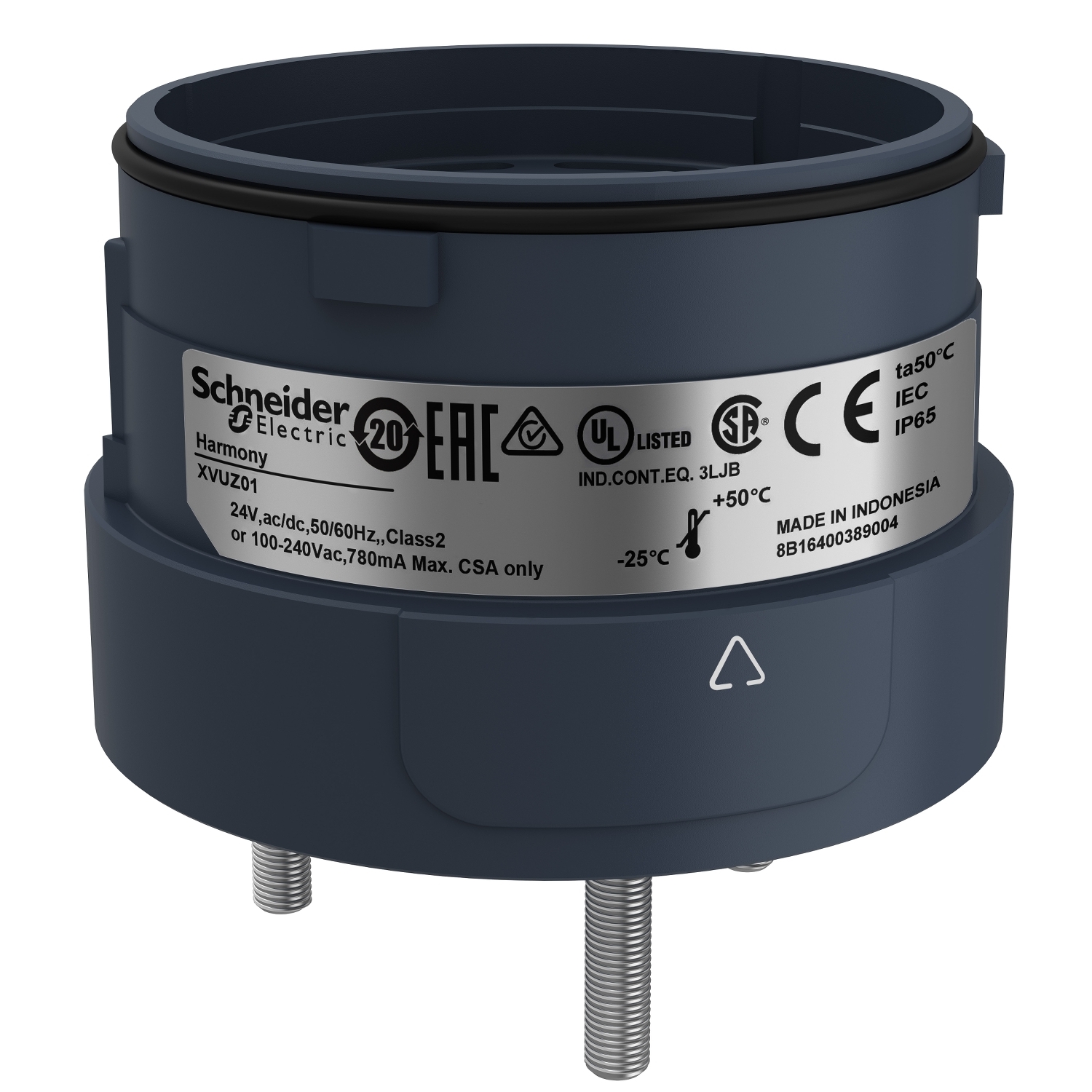 XVUZ01 ОСНОВАНИЕ ДЛЯ МОНТАЖА, ЧЕРН. Schneider Electric Световые колонны, сирены, маяки 