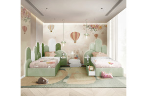 CIST471 Детская односпальная кровать Мерида Корнер