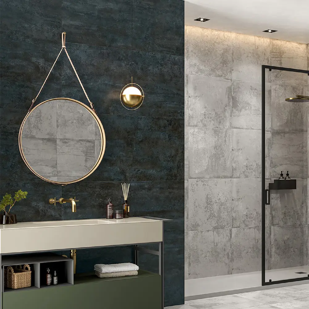 Керамогранит ALMA CERAMICA Oxide черный 60×120 см с лаппатированной поверхностью 88916600