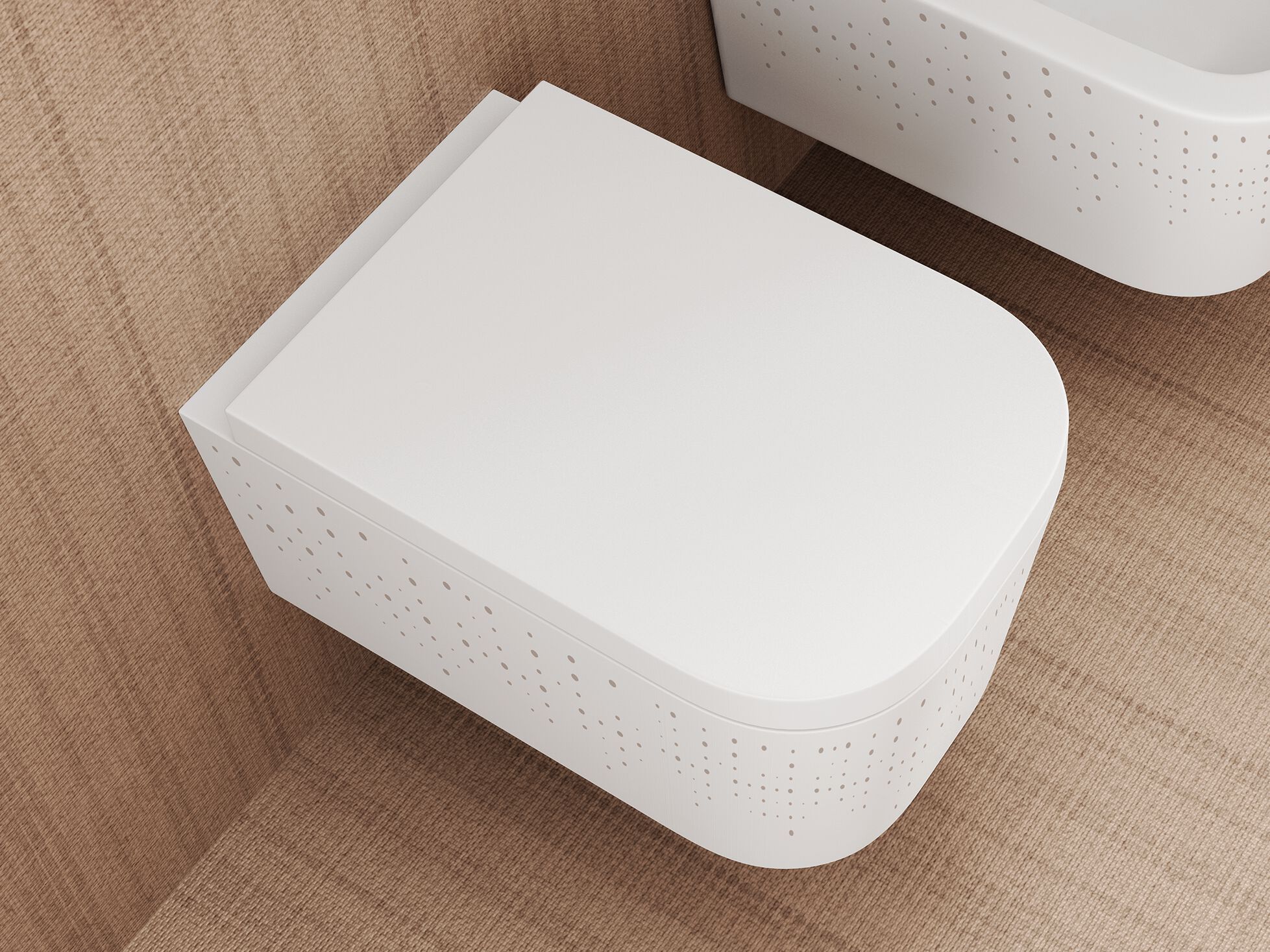 Керамический подвесной туалет без бриды Inkiostro Bianco система InkBath ARCH-00045319