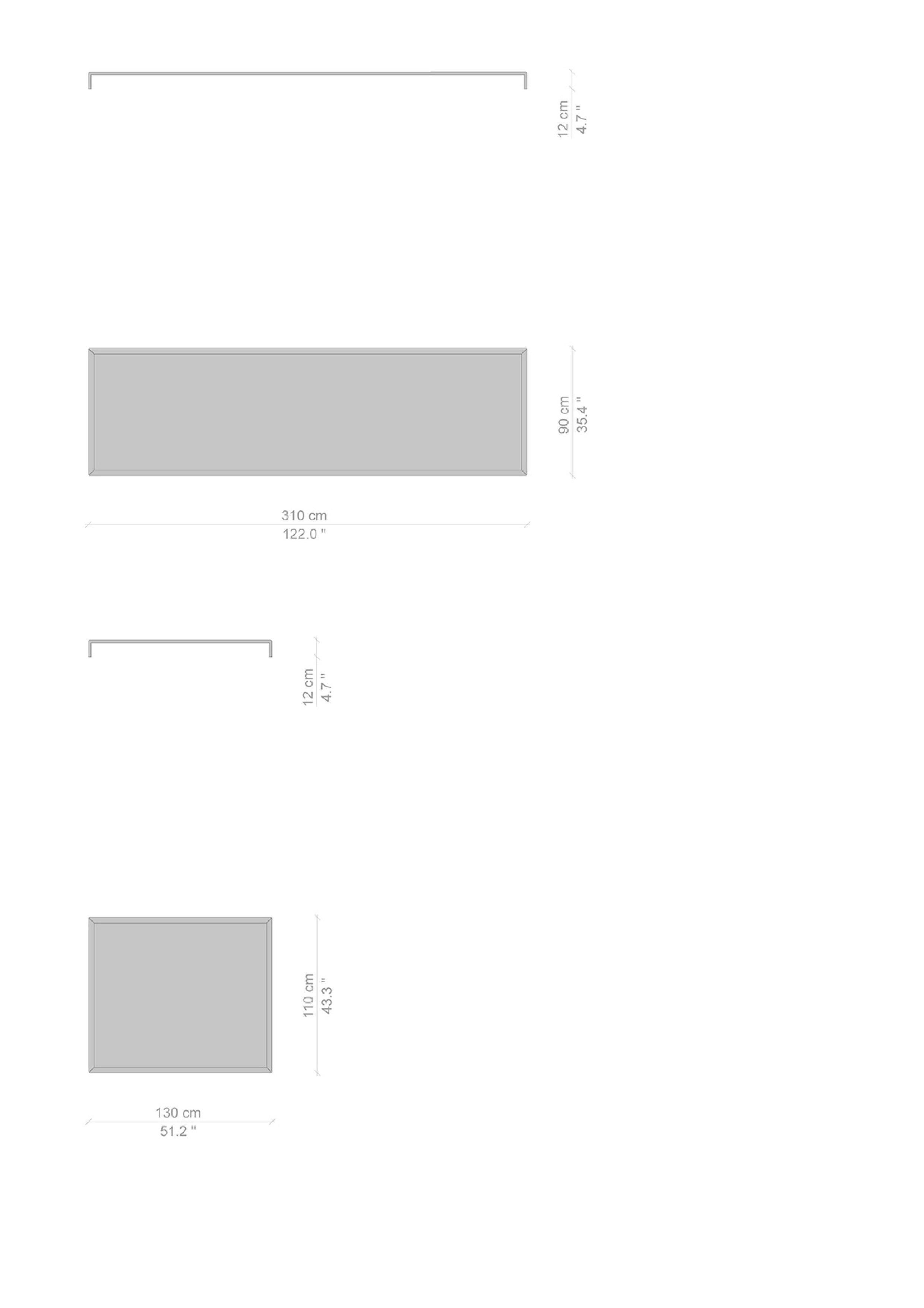 Прямоугольный журнальный столик CASSINA Mex-Hi ARCH-00106594 - Вид №3